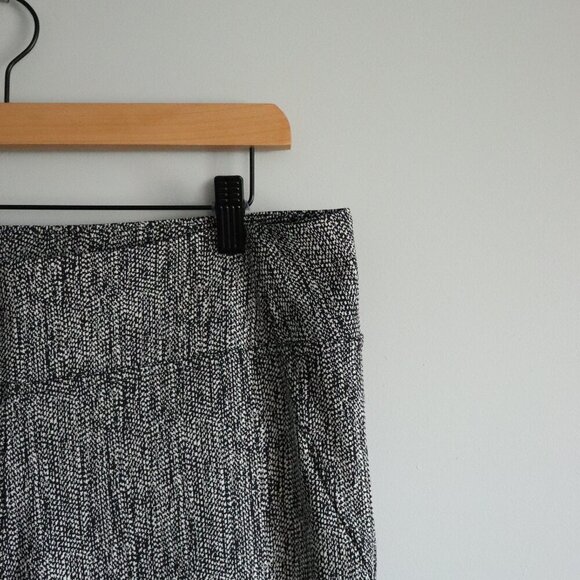 Athleta Women's Black/White Sz XL Delancey Moto Pull-On Stretch Pants - Picture 4 of 13